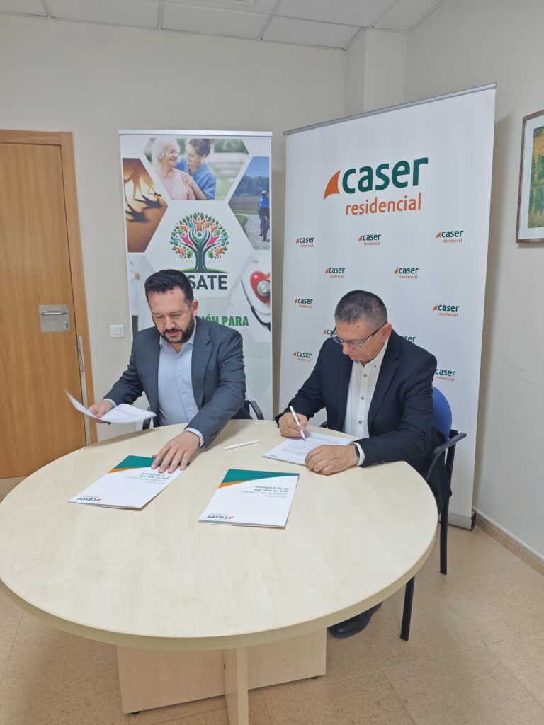 CASER RESIDENCIAL Y OSATE FIRMAN UN CONVENIO PARA MEJORAR EL BIENESTAR DE LAS PERSONAS MAYORES